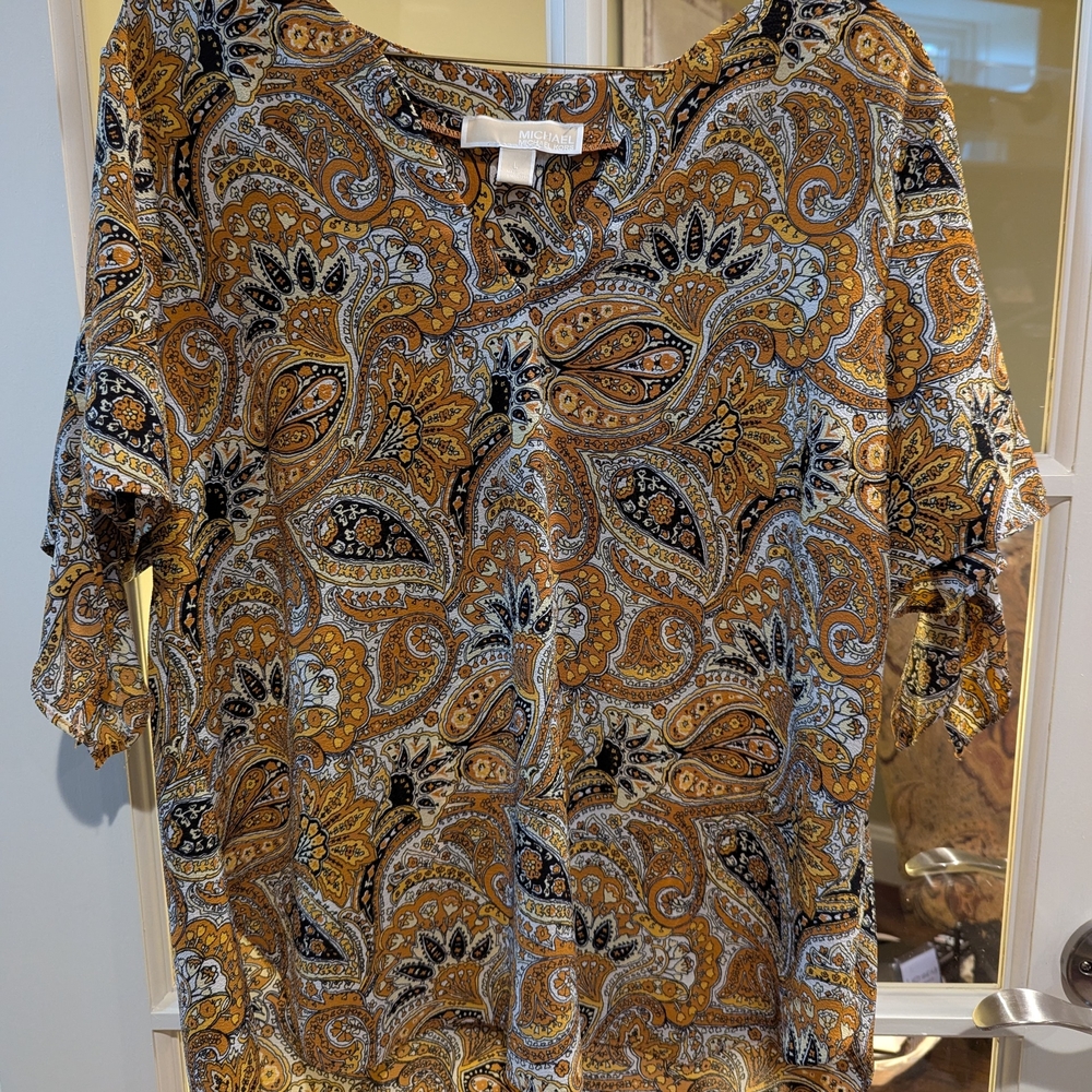 Paisley Print Women's Top